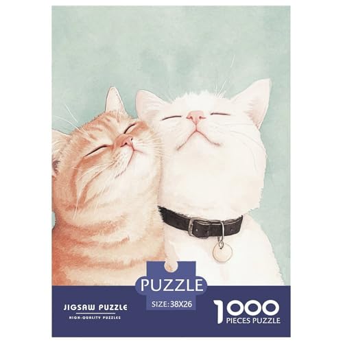Puzzle Süße Katze Klassische Puzzles Lernspiel Herausforderung Spielzeug Tiere Puzzle-Geschenk 1000-teilige Puzzles Erwachsenen Puzzle Für Erwachsene Und Kinder 38x26cm/1000pcs Puzzle Süße Katze Klassische Puzzles Lernspiel Herausforderung Spielzeug Tiere Puzzle-Geschenk 1000-teilige Puzzles Erwachsenen Puzzle Für Erwachsene Und Kinder 38x26cm/1000pcs von XKASKDFKE