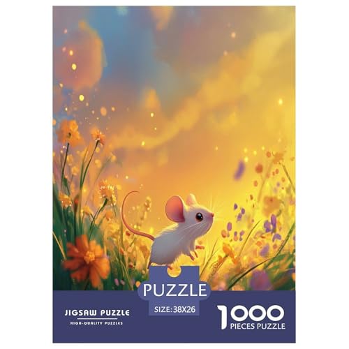 Puzzle Süße Maus Puzzle Farbenfrohes Legespiel Erwachsene Puzzles Tiere Clevere Rätsel 1000 Teile Geburtstagsgeschenk Für Erwachsene Für Erwachsene Kinder 38x26cm/1000pcs Puzzle Süße Maus Puzzle Farbenfrohes Legespiel Erwachsene Puzzles Tiere Clevere Rätsel 1000 Teile Geburtstagsgeschenk Für Erwachsene Für Erwachsene Kinder 38x26cm/1000pcs von XKASKDFKE