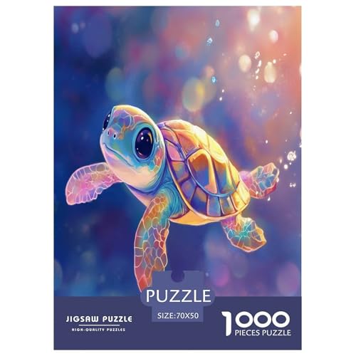 Puzzle Süße Schildkröte Geschicklichkeitsspiel Lernspiel Herausforderung Spielzeug Tiere 1000 Teile Herausforderndes Puzzle Für Erwachsene Und Kinder 70x50cm/1000pcs Puzzle Süße Schildkröte Geschicklichkeitsspiel Lernspiel Herausforderung Spielzeug Tiere 1000 Teile Herausforderndes Puzzle Für Erwachsene Und Kinder 70x50cm/1000pcs von XKASKDFKE