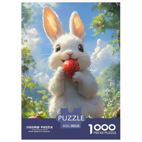 Puzzle Süßes Kaninchen Geschicklichkeitsspiel Lernspiel Herausforderung Spielzeug Pet Tieres 1000 Teile Herausforderndes Puzzle Für Erwachsene Und Kinder 38x26cm/1000pcs Puzzle Süßes Kaninchen Geschicklichkeitsspiel Lernspiel Herausforderung Spielzeug Pet Tieres 1000 Teile Herausforderndes Puzzle Für Erwachsene Und Kinder 38x26cm/1000pcs von XKASKDFKE