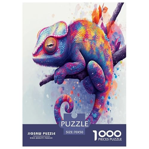 Puzzles Künstlerische Eidechse Klassische Puzzles Erwachsene Puzzles Tiere Puzzle-Geschenk Puzzle 1000 Teile Geburtstagsgeschenk Für Erwachsene Für Erwachsene Und Kinder 70x50cm/1000pcs Puzzles Künstlerische Eidechse Klassische Puzzles Erwachsene Puzzles Tiere Puzzle-Geschenk Puzzle 1000 Teile Geburtstagsgeschenk Für Erwachsene Für Erwachsene Und Kinder 70x50cm/1000pcs von XKASKDFKE