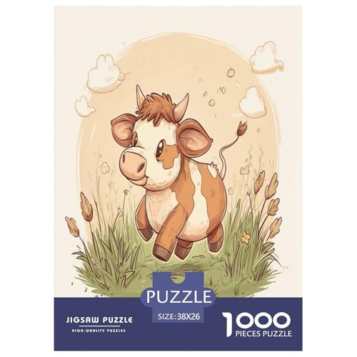 Süße Kuh Für Erwachsene 1000 Teile Tiere Puzzle Geburtstag Wohnkultur Lernspiel Family Challenging Games Stress Relief 38x26cm/1000pcs Süße Kuh Für Erwachsene 1000 Teile Tiere Puzzle Geburtstag Wohnkultur Lernspiel Family Challenging Games Stress Relief 38x26cm/1000pcs von XKASKDFKE
