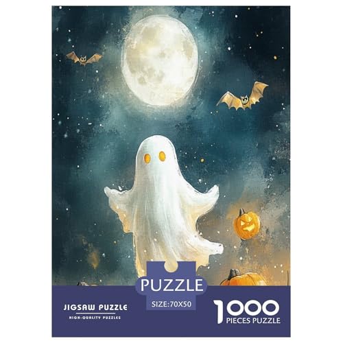 Süßer Geist 1000 Teile Puzzle Für Erwachsene Wohnkultur Lernspiel Geburtstag Family Challenging Games Stress Relief 70x50cm/1000pcs von XKASKDFKE