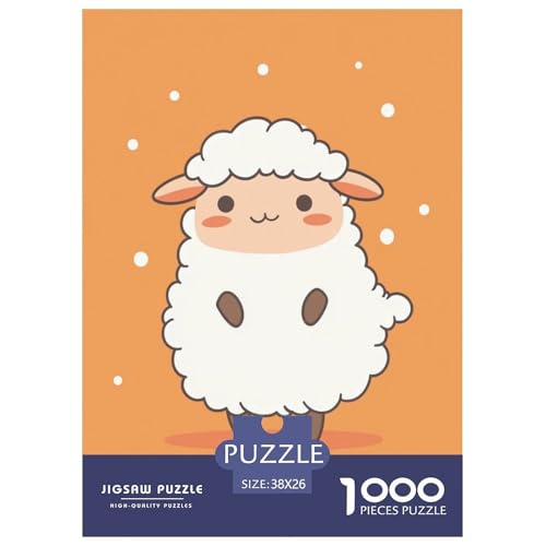 Süßes Schaf Für Erwachsene 1000 Teile Tiere Puzzle Geburtstag Wohnkultur Lernspiel Family Challenging Games Stress Relief 38x26cm/1000pcs Süßes Schaf Für Erwachsene 1000 Teile Tiere Puzzle Geburtstag Wohnkultur Lernspiel Family Challenging Games Stress Relief 38x26cm/1000pcs von XKASKDFKE