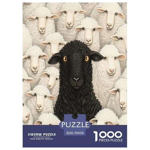 Süßes Schaf Puzzles 1000 Teile Tiere Für Erwachsene Family Challenging Games Geburtstag Home Decor Educational Game Stress Relief 70x50cm/1000pcs Süßes Schaf Puzzles 1000 Teile Tiere Für Erwachsene Family Challenging Games Geburtstag Home Decor Educational Game Stress Relief 70x50cm/1000pcs von XKASKDFKE