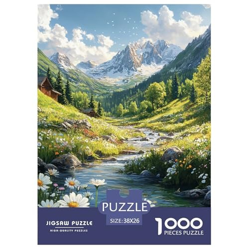 Verschneite Berglandschaft Für Erwachsene 1000 Teile Schöne Landschaften Puzzle Geburtstag Educational Game Moderne Wohnkultur Family Challenging Games Stress Relief 38x26cm Verschneite Berglandschaft Für Erwachsene 1000 Teile Schöne Landschaften Puzzle Geburtstag Educational Game Moderne Wohnkultur Family Challenging Games Stress Relief 38x26cm von XKASKDFKE