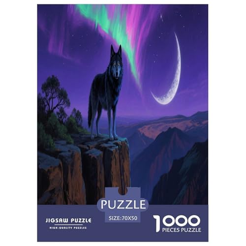 Wolf 1000 Teile Wildtiere Erwachsene Puzzles Family Challenging Games Wohnkultur Lernspiel Geburtstag Entspannung Und Intelligenz 70x50cm/1000pcs Wolf 1000 Teile Wildtiere Erwachsene Puzzles Family Challenging Games Wohnkultur Lernspiel Geburtstag Entspannung Und Intelligenz 70x50cm/1000pcs von XKASKDFKE