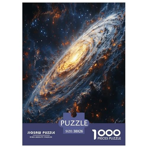 Wunderschönes Sternensystem Erwachsene 1000 Teile Kosmos Puzzle Moderne Wohnkultur Family Challenging Games Geburtstag Lernspiel Stress Relief 38x26cm/1000pcs von XKASKDFKE