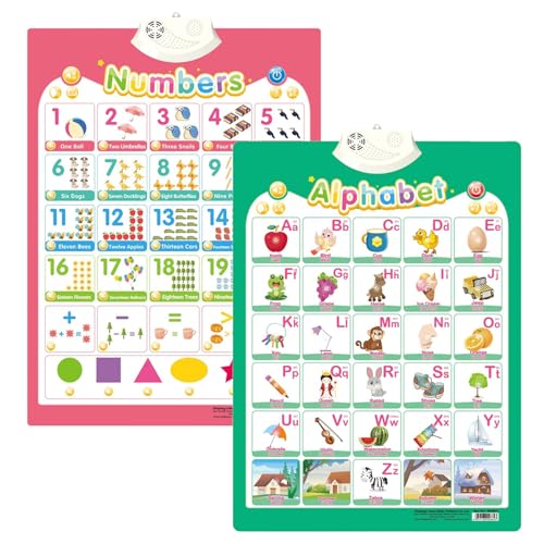 ​Alphabet Poster for Kids with Sound & Learning Modes, Electronic Wall Chart to Learn Arabic Letters, Numbers, and Words - Ideal Educational Tool (#1) von XKrmp