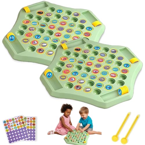 Flip Chess Memory Game, Animal Flip Matching Chess Board – Perfect Matching Game for Family Nights, Boosts Cognitive Skills in Kids, Ideal ​Memory Tool for Kids & Adults (2Pcs Transportation) von XKrmp