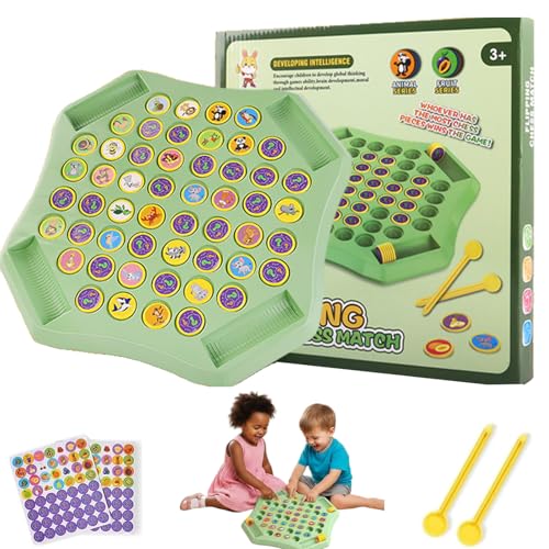 Flip Chess Memory Game, Animal Flip Matching Chess Board – Perfect Matching Game for Family Nights, Boosts Cognitive Skills in Kids, Ideal ​Memory Tool for Kids & Adults (Fruits) von XKrmp