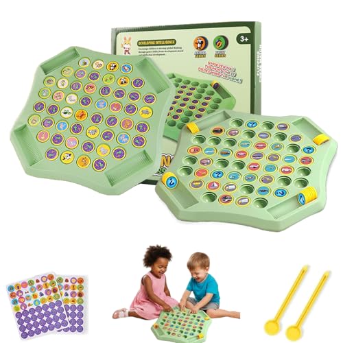 Flip Chess Memory Game, Animal Flip Matching Chess Board – Perfect Matching Game for Family Nights, Boosts Cognitive Skills in Kids, Ideal ​Memory Tool for Kids & Adults (Transportation+Animal) von XKrmp