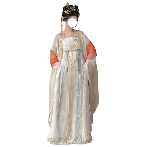 XLGBDDZ Chinesisches Hanfu for Damen, traditionelles Vintage-Stickereikleid, Bühnenkostüm, Cosplay(M) von XLGBDDZ