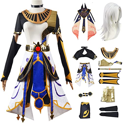 XLJLKJDS Genshin Impact Cyno Cosplay Kostüm Komplettset mit Perücke Genshin Cosplay Verkleidung Halloween Karneval Party Bühnenkostüm Erwachsene XLJLKJDS Genshin Impact Cyno Cosplay Kostüm Komplettset mit Perücke Genshin Cosplay Verkleidung Halloween Karneval Party Bühnenkostüm Erwachsene von XLJLKJDS