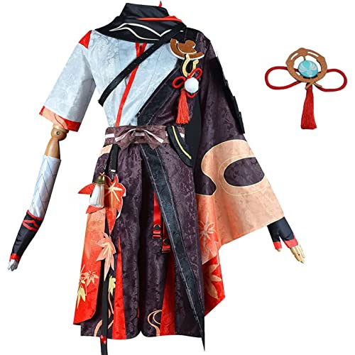 XLJLKJDS Genshin Impact Kazuha Cosplay Kostüm Komplettset mit Perücke Genshin Cosplay Verkleidung Halloween Karneval Party Bühnenkostüm Erwachsene XLJLKJDS Genshin Impact Kazuha Cosplay Kostüm Komplettset mit Perücke Genshin Cosplay Verkleidung Halloween Karneval Party Bühnenkostüm Erwachsene von XLJLKJDS