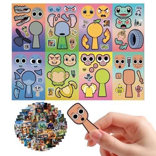 XLKTech Tralalero Tralala Aufkleber, 88 Stück Italian Brainro-t Stickers Set, Tung Tung Tung Sahur Stickers Laptop Autos DIY Tattoo Vinyl Aufkleber für Kindergeburtstag Mitgebsel Festival XLKTech Tralalero Tralala Aufkleber, 88 Stück Italian Brainro-t Stickers Set, Tung Tung Tung Sahur Stickers Laptop Autos DIY Tattoo Vinyl Aufkleber für Kindergeburtstag Mitgebsel Festival von XLKTech
