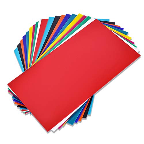 Megaton 20 Stück Gravur Farbige Acrylplatte Kunststoffplatte 12 €œ — 20 € — 0,118 €œ von XLNT TECH