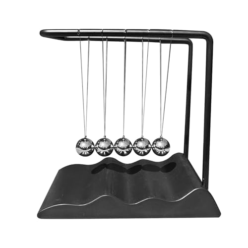 XLWLLNJ Newton's Cradle Balance Balls Schreibtischzubehör für Lernumgebungen, Schwarz XLWLLNJ Newton's Cradle Balance Balls Schreibtischzubehör für Lernumgebungen, Schwarz von XLWLLNJ
