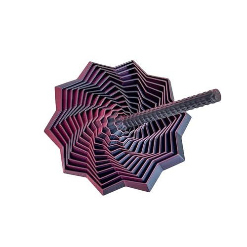3D Printed Expanded Sensory Fidget Star, More Color, 2025New Star Shaped Fidget Toys for Office Desktop Decompression Toys Stress Relief Whirling Spiral (A,Tuba) von XLWXDD
