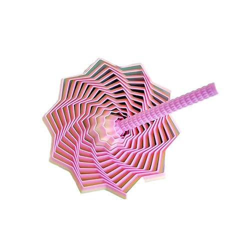 3D Printed Expanded Sensory Fidget Star, More Color, 2025New Star Shaped Fidget Toys for Office Desktop Decompression Toys Stress Relief Whirling Spiral (B,Medium) von XLWXDD