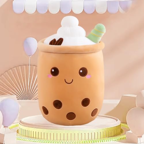 XLZJYIJ Bubble Tea Plüschtier, Weiches Boba Kuscheltier, Milchtee Tasse Kissen, Lustiges Milchtee Softpuppe, Cartoon Plüschpuppen für Kinderspielzeug Geburtstagsgeschenk, 24CM XLZJYIJ Bubble Tea Plüschtier, Weiches Boba Kuscheltier, Milchtee Tasse Kissen, Lustiges Milchtee Softpuppe, Cartoon Plüschpuppen für Kinderspielzeug Geburtstagsgeschenk, 24CM von XLZJYIJ