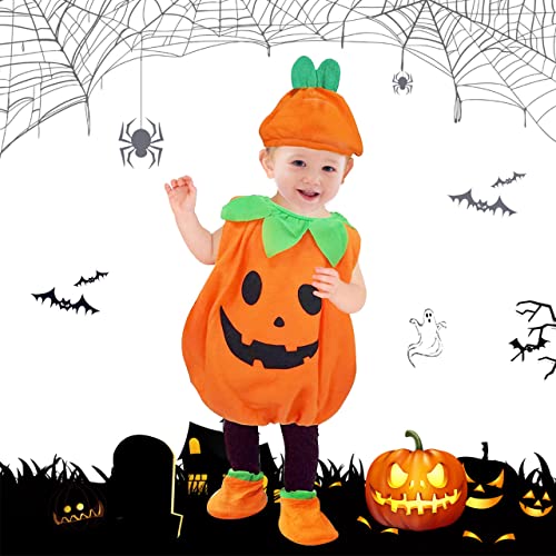 XLZJYIJ Halloween kostüm kürbis kinder, Halloween kostüm baby, Lustige Kürbis Cosplay Party Kleidung, kürbis kostüm kinder mit hut, Halloween kostüm kinder mädchen jungen für Fasching Party XLZJYIJ Halloween kostüm kürbis kinder, Halloween kostüm baby, Lustige Kürbis Cosplay Party Kleidung, kürbis kostüm kinder mit hut, Halloween kostüm kinder mädchen jungen für Fasching Party von XLZJYIJ
