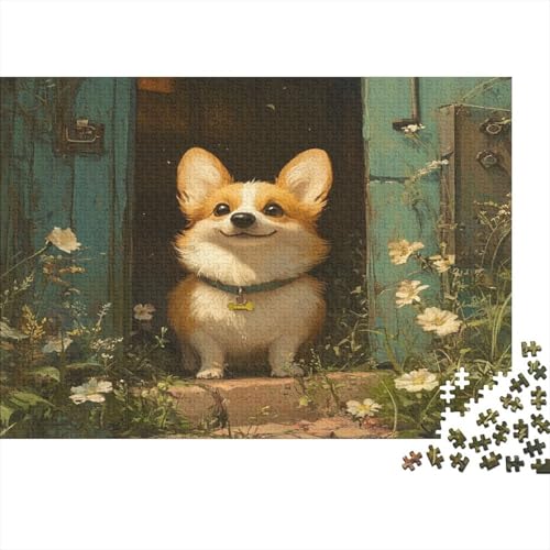 Corgi Puzzlespiel 1000 Teile Puzzle Für Erwachsene Und Kinder Ab 14 Jahren, Puzzle-Motiv Erwachsenen Puzzlespiel Puzzel 1000pcs (75x50cm) von XMABDIEPO
