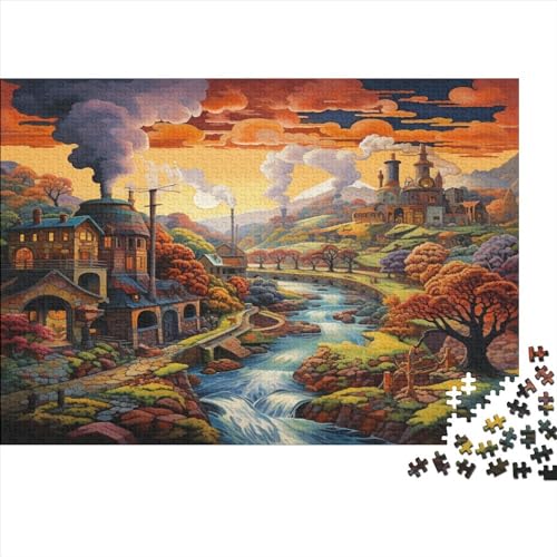 Paradies Puzzlespiel 1000 Teile Erwachsene -Puzzle 1000 Stück Spiel Puzzles Für Erwachsene Kinder Puzzle Erwachsenen Puzzlespiel Puzzel 1000pcs (75x50cm) von XMABDIEPO
