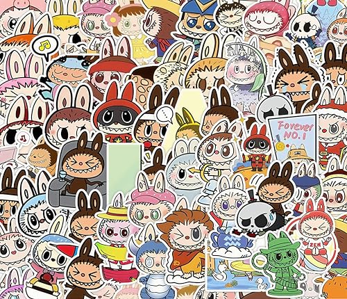 XMBYGY Cartoon Aufkleber für Labubu, Vinyl-Aufkleber Aufkleber für Stanley Cup Wasser Flascher Tauch Maske Motorrad Fahrrad Helm und Teenager Laptop Skateboard Telefon Gitarre Reisen Hülle XMBYGY Cartoon Aufkleber für Labubu, Vinyl-Aufkleber Aufkleber für Stanley Cup Wasser Flascher Tauch Maske Motorrad Fahrrad Helm und Teenager Laptop Skateboard Telefon Gitarre Reisen Hülle von XMBYGY