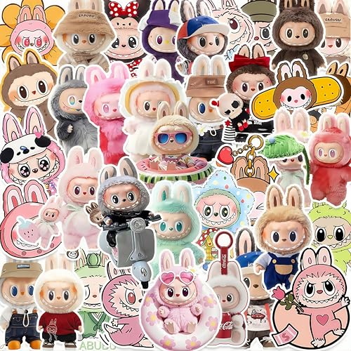XMBYGY Cartoon Aufkleber für Labubu, Vinyl-Aufkleber Aufkleber für Stanley Cup Wasser Flascher Tauch Maske Motorrad Fahrrad Helm und Teenager Laptop Skateboard Telefon Gitarre Reisen Hülle XMBYGY Cartoon Aufkleber für Labubu, Vinyl-Aufkleber Aufkleber für Stanley Cup Wasser Flascher Tauch Maske Motorrad Fahrrad Helm und Teenager Laptop Skateboard Telefon Gitarre Reisen Hülle von XMBYGY