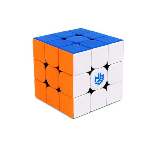 XMDCuber GAN 356 RS Speed Cube 3 x 3 Stickerless – Professioneller Geschwindigkeitswürfel 56 mm – Standard-Edition – ideal für Anfänger und Experten – GAN356 RS Klassisches Puzzle Würfel ohne von XMDCuber