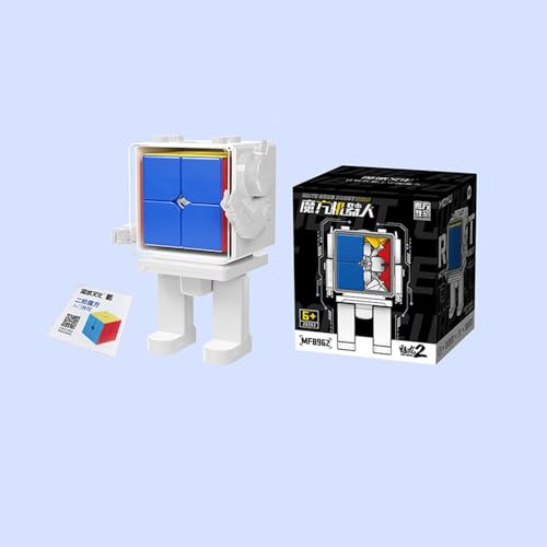 XMDCuber MoYo Meilong 2x2 Cube Stickerless, Meilong Robot Display Box Edition 2x2x2 Speed Cube, Fun educational toys for collectible display XMDCuber MoYo Meilong 2x2 Cube Stickerless, Meilong Robot Display Box Edition 2x2x2 Speed Cube, Fun educational toys for collectible display von XMDCuber