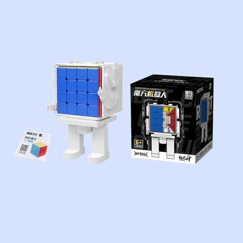 XMDCuber MoYo Meilong Roboter 4x4 Cube Stickerless, Meilong Robot Display Box Edition 4x4x4 Speed Cube 59mm, Fun educational toys for collectible display XMDCuber MoYo Meilong Roboter 4x4 Cube Stickerless, Meilong Robot Display Box Edition 4x4x4 Speed Cube 59mm, Fun educational toys for collectible display von XMDCuber