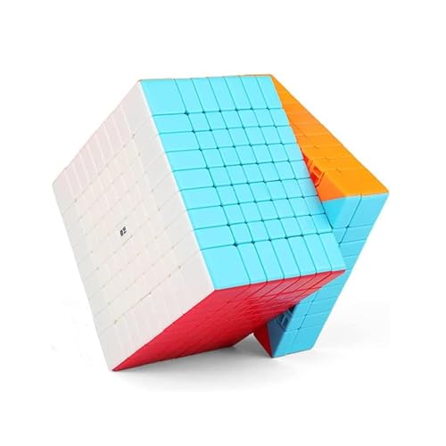XMDCuber QY Toys 9x9 Speed Cube Stickerless, 9x9x9 Magic Cube Puzzle, 75mm Large Size, Smooth Turning, Durable High-Order Cube for Advanced Cubers von XMDCuber