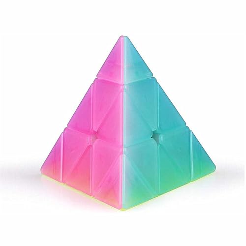 XMDCuber QY Toys Jelly Pyramid 3x3 Cube,Stickerless 3x3x3 Triangle Speed Cube Jelly Color XMDCuber QY Toys Jelly Pyramid 3x3 Cube,Stickerless 3x3x3 Triangle Speed Cube Jelly Color von XMDCuber
