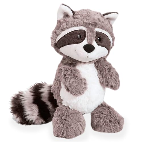 XNAUVOI Schmusetier Waschbär, 28cm Plüschtier, Stofftier, Kuscheltier für Freunde und Kinder von XNAUVOI