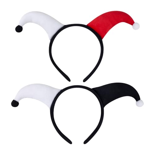 XNFUOE Haarreif für Halloween, Clown, Cosplay, Joker, Kostüm für Halloween, Cosplay, 2 Stück XNFUOE Haarreif für Halloween, Clown, Cosplay, Joker, Kostüm für Halloween, Cosplay, 2 Stück von XNFUOE
