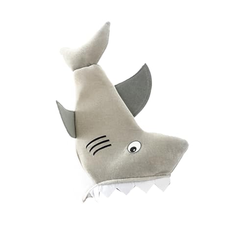 XNHIU Erwachsene Shark Bite Hat Neuheit Party Hut Tier Hüte Halloween Hai Party Kostüm Zubehör für Erwachsene XNHIU Erwachsene Shark Bite Hat Neuheit Party Hut Tier Hüte Halloween Hai Party Kostüm Zubehör für Erwachsene von XNHIU