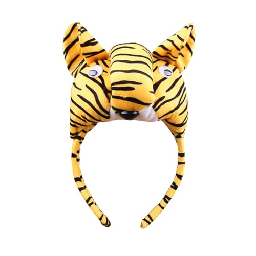 XNHIU Plüsch Tiger Stirnband Niedliches Tier Stirnband Tier Verkleidung Geburtstag Tier Party Kostüm Party Cosplay Prop für Jungen Mädchen XNHIU Plüsch Tiger Stirnband Niedliches Tier Stirnband Tier Verkleidung Geburtstag Tier Party Kostüm Party Cosplay Prop für Jungen Mädchen von XNHIU