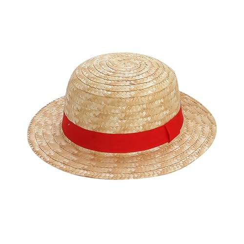 XNHIU Strohhut Anime Kostüm Caps Animation Cosplay Zubehör Hut Pirat Cosplay Kostüm Zubehör für Halloween XNHIU Strohhut Anime Kostüm Caps Animation Cosplay Zubehör Hut Pirat Cosplay Kostüm Zubehör für Halloween von XNHIU