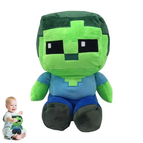 XPJBKC Creeper Plüschtier, 26 cm / 10,2 inch Cartoon Plüschtier, Plüschtier Figuren Stofftier, Kuscheltier Plüschtier Plush, Home Dekor Cartoon Plüsch Spielzeug Gefülltes für Kinde von XPJBKC