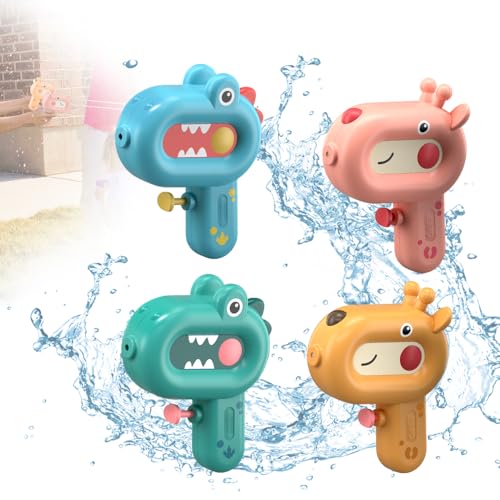 XPJBKC Wasserpistole für Kinder, 4 Stück Wasserpistole Kinder, Klein Vierfarbig Rehkitz Dinosaurier Wasserspritzpistole Kinder, Spritzpistole Wasser für Outdoor Strandspielzeug Pool Sommerpartys XPJBKC Wasserpistole für Kinder, 4 Stück Wasserpistole Kinder, Klein Vierfarbig Rehkitz Dinosaurier Wasserspritzpistole Kinder, Spritzpistole Wasser für Outdoor Strandspielzeug Pool Sommerpartys von XPJBKC
