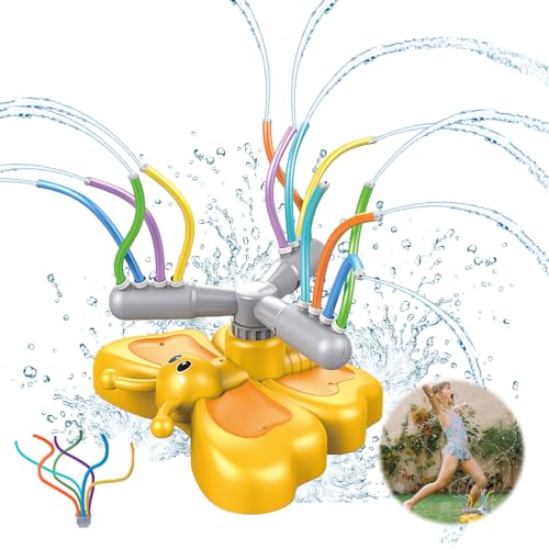 XPJBKC Wassersprinkler Kinder, Rotierender Rasensprenger Kinder, Sprinkler Kinder Outdoor, Niedliches Outdoor Wasserspielzeug, Kinder Outdoor Spielzeug Garten für Junge & MäDchen XPJBKC Wassersprinkler Kinder, Rotierender Rasensprenger Kinder, Sprinkler Kinder Outdoor, Niedliches Outdoor Wasserspielzeug, Kinder Outdoor Spielzeug Garten für Junge & MäDchen von XPJBKC