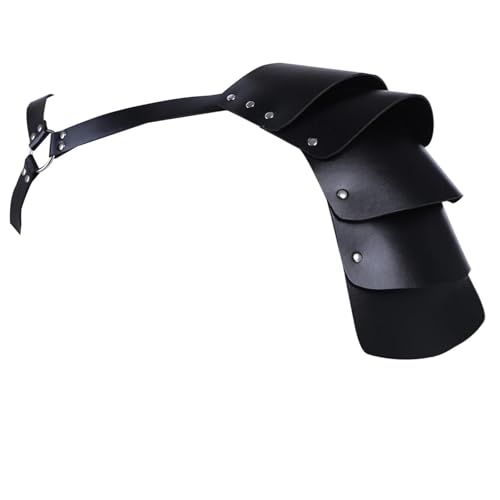 XPJYUA Männer Kunstleder Einzelne Schulter Rüstung Anime Cosplay Party Kostüm Zubehör Vintage Schulter Rüstung XPJYUA Männer Kunstleder Einzelne Schulter Rüstung Anime Cosplay Party Kostüm Zubehör Vintage Schulter Rüstung von XPJYUA