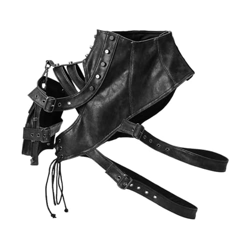 XPJYUA Mechanische Lederrüstung for Männer und Frauen, Cosplay-Zubehör, Kostüme Vintage Schulter Rüstung(Color 4) von XPJYUA
