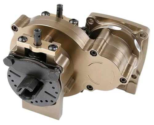XPKHVZVLQ Aluminium Center Transmission Differential Gear Set for ROVAN LT/SLT LKW, LOSI 5IVE-T, KM X2, 30 Grad North LKW(Metal Gun) von XPKHVZVLQ