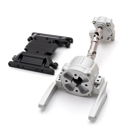 XPKHVZVLQ Kompatibel mit KYX Metall-Planetengetriebe-Übertragungs-Unterfahrschutz-Kit-Upgrade for RC-Crawler-Auto Axial SCX10-II 90046(Silver Kit A) von XPKHVZVLQ