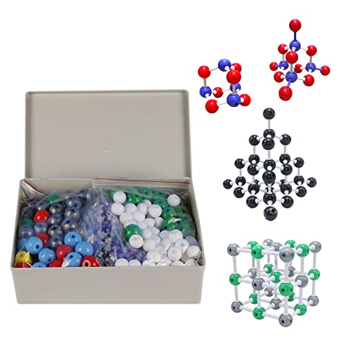 444 Stücke Organische Chemie Molekülmodell Chemie Set, Organische Moleküle Modelle für Chemie Lehrer, Studenten, Anorganische Strukturen Chemie Electron Orbit Structure Set von XQZMD