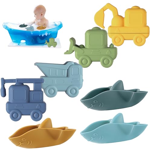 7er Set Badewannenspielzeug, Wasserspielzeug Kinder Badespielzeug Baby Silikon Badetiere Autospielzeug für Kinder ab 1 2 3 Jahre 7er Set Badewannenspielzeug, Wasserspielzeug Kinder Badespielzeug Baby Silikon Badetiere Autospielzeug für Kinder ab 1 2 3 Jahre von XREE