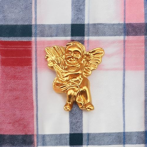 Engelsflügel, 3D-Nagelkunst-Dekorationen aus Kunstharz, für Bastelarbeiten, Handyhüllen, Schmuckherstellung, Scrapbooking, Puppenhaus-Miniaturen (Gold), 10 Stück von XRI XURUOYI